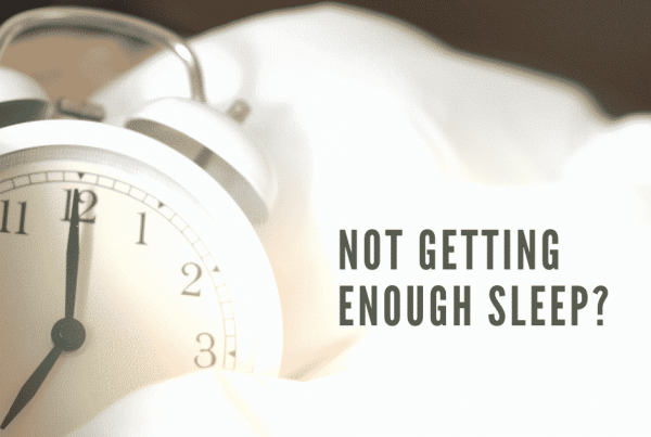 Are you not getting enough sleep?