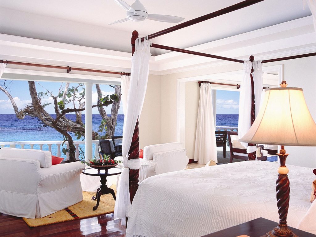 Interal photos of the rooms at Jamaica Inn Ocho Rios in Jamaica