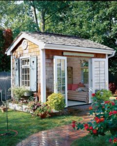 A She Shed - a small outdoor cottage