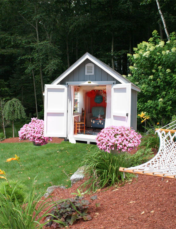 A She Shed - a small outdoor cottage