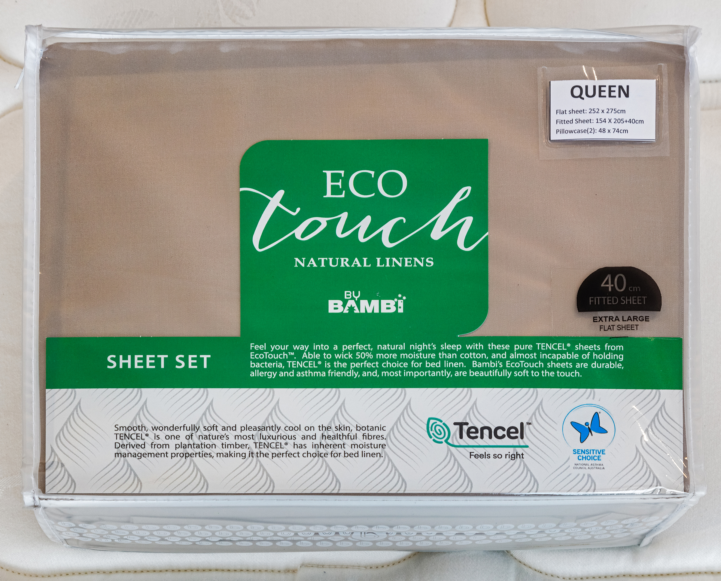 Bambi Sheet Set - Linen Colour